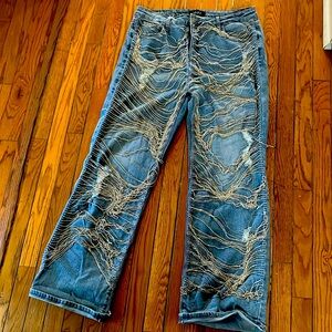 Chains & Rhinestone jeans